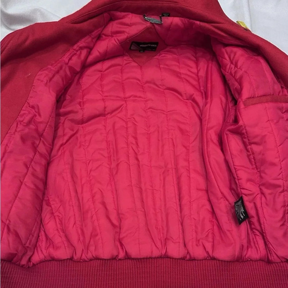 Vintage Members Only red wool Bomber jacket size 47L - Picture 5 of 10